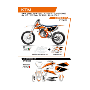 Sada Plastov a Polepov UFO KTM SX/SXF XC XCF 19-22´ C522AD021042 Stokes Biela