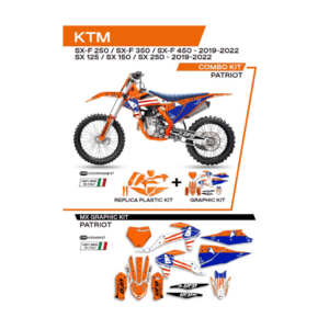 Sada Plastov a Polepov UFO KTM SX/SXF XC XCF 19-22´ C522AD045999X Patriot Oranžvá