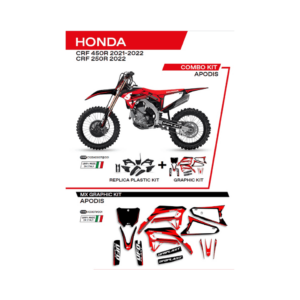 Sada Plastov a Polepov UFO Honda CRF 250/450 18-23 C125AD007001 Apodis Čierna