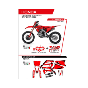 Sada Plastov a Polepov UFO Honda CRF 250/450 18-23 C125AD009070 Tecna Červená