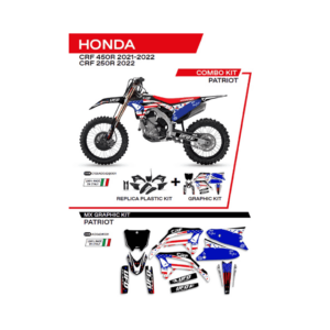 Sada Plastov a Polepov UFO Honda CRF 250/450 18-23 C125AD042001 Patriot Čierna