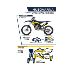 Sada Plastov a Polepov UFO Husqvarna Stokes Modrá TC/FC 125/250/350/450 C622AD011087