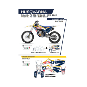 Sada Plastov a Polepov UFO Husqvarna Patriot Biela/Modrá TC/FC 125/250/350/450 C622AD043999W