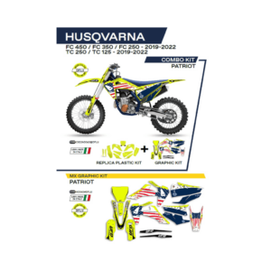 Sada Plastov a Polepov UFO Husqvarna Patriot Fluo Žltá TC/FC 125/250/350/450 C622AD043DFLU