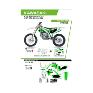 Sada Plastov a Polepov UFO Kawasaki KXF 250/450 C227AD016047 Stokes Biela