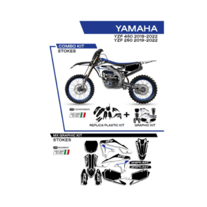 Sada Plastov a Polepov UFO Yamaha YZ YZF Stokes Čierna C321AD036001