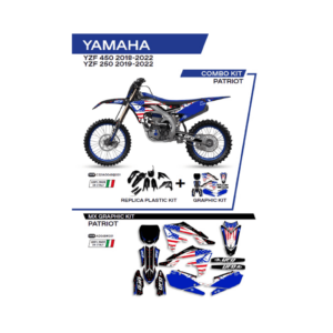 Sada Plastov a Polepov UFO Yamaha YZ YZF Patriot Čierna C321AD048001