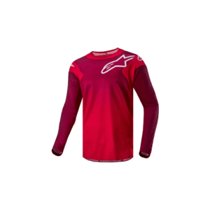 Motokrosový Dres Alpinestars Racer Hoen Mars Červena Burgundy